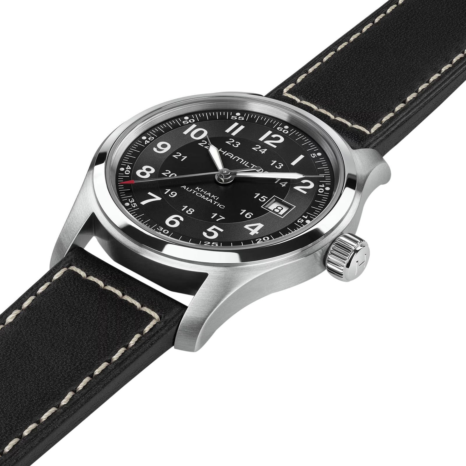 Hamilton Khaki Field Automatic 42mm Mens Watch Black