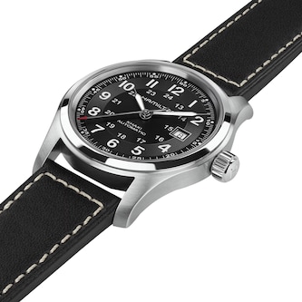 Hamilton Khaki Field Automatic 42mm Mens Watch Black Hamilton Khaki Field Automatic 42mm Mens Watch Black