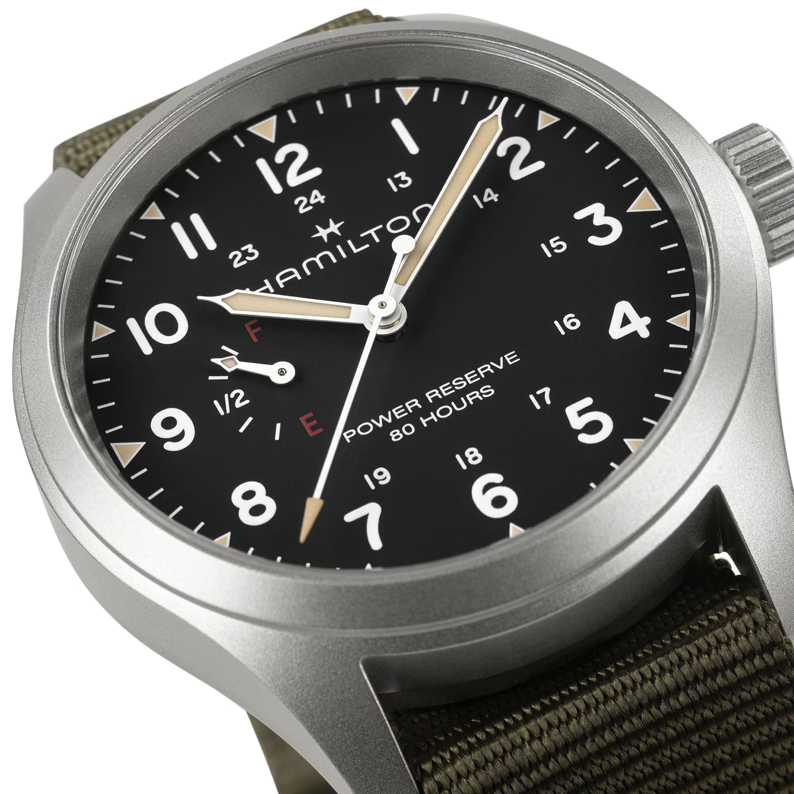 Hamilton Khaki Field Mechanical 40mm Mens Watch Black