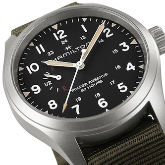 Hamilton Khaki Field Mechanical 40mm Mens Watch Black Hamilton Khaki Field Mechanical 40mm Mens Watch Black