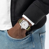 Hamilton Khaki Field Mechanical 40mm Mens Watch White