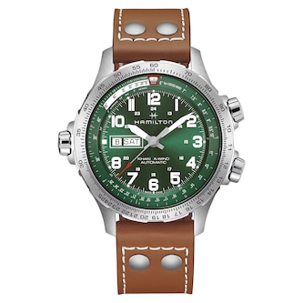 Hamilton Khaki Aviation Automatic 45mm Mens Watch Green Hamilton Khaki Aviation Automatic 45mm Mens Watch Green