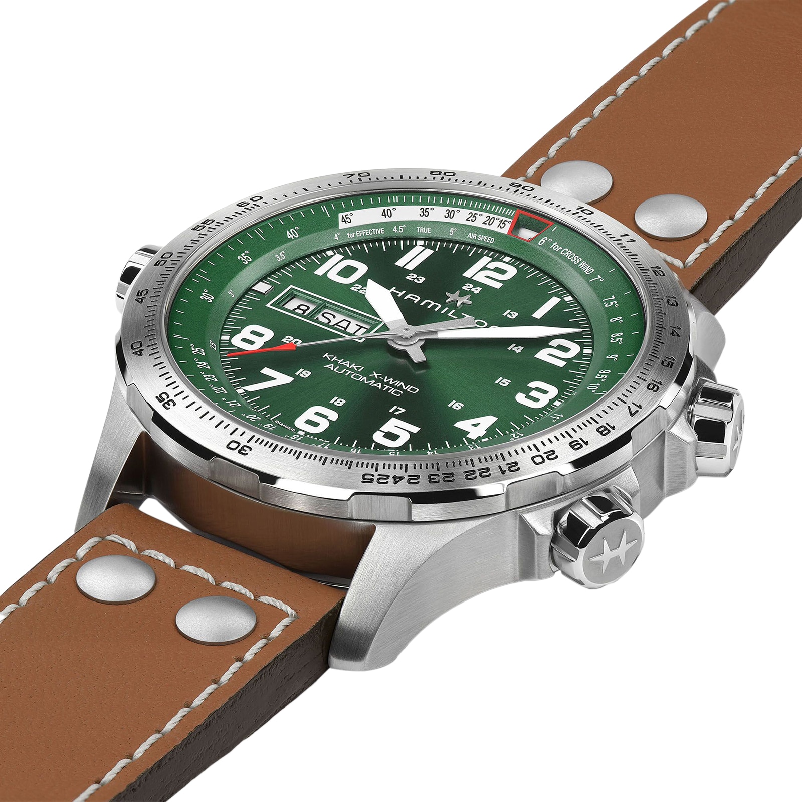 Hamilton Khaki Aviation Automatic 45mm Mens Watch Green Hamilton Khaki Aviation Automatic 45mm Mens Watch Green