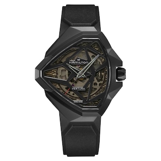 Hamilton Ventura Edge Skeleton 51mm x 47mm Mens Watch Black Hamilton Ventura Edge Skeleton 51mm x 47mm Mens Watch Black