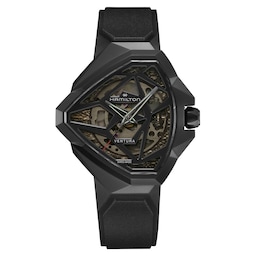 17150531 - Ventura Edge Skeleton 51mm x 47mm Mens Watch Black