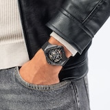 Hamilton Ventura Edge Skeleton 51mm x 47mm Mens Watch Black