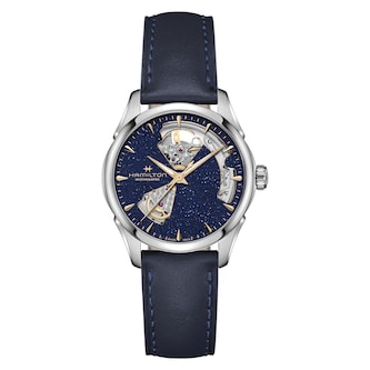 Hamilton Jazzmaster Open Heart Lady Auto 36mm Blue
