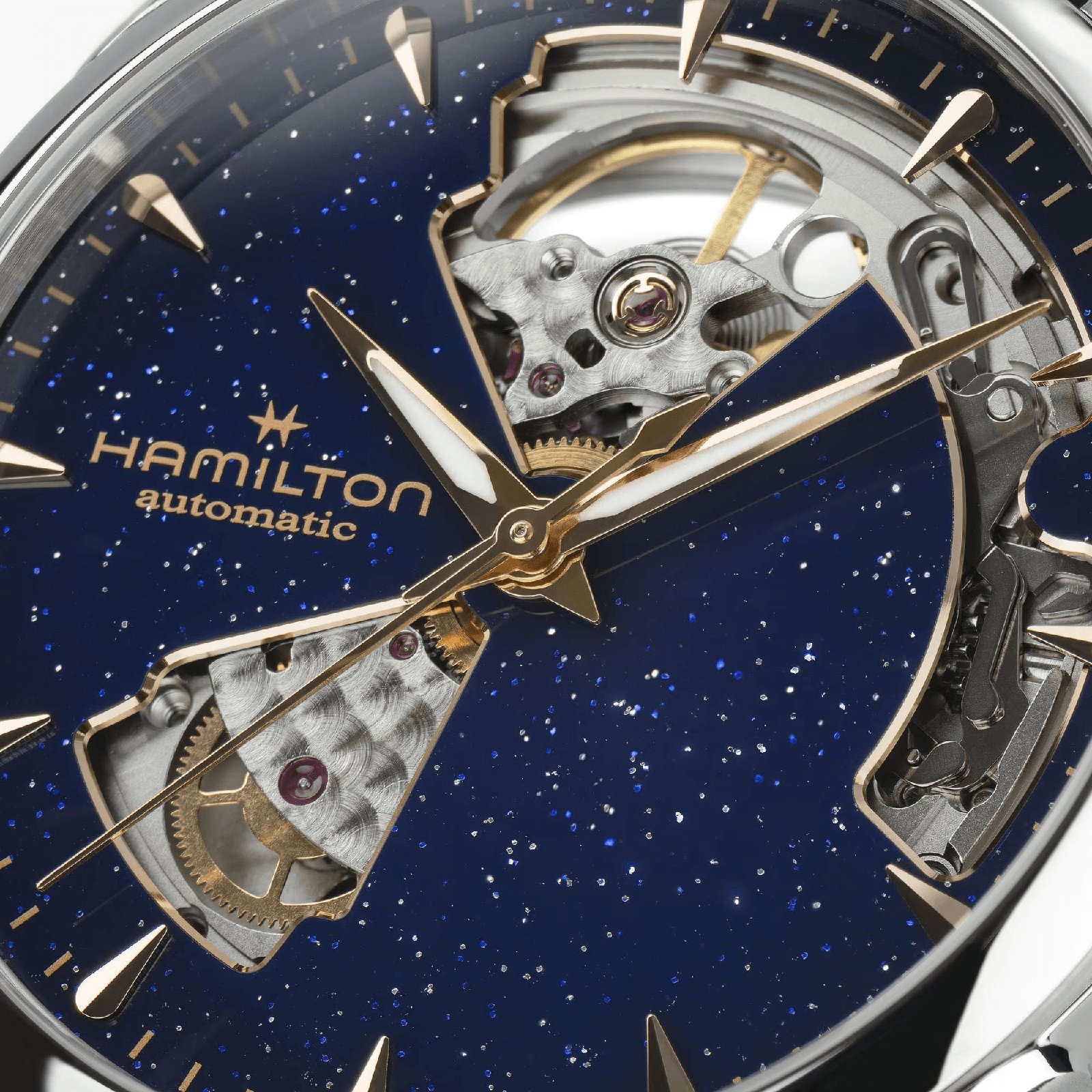 Hamilton Jazzmaster Open Heart Lady Auto 36mm Blue