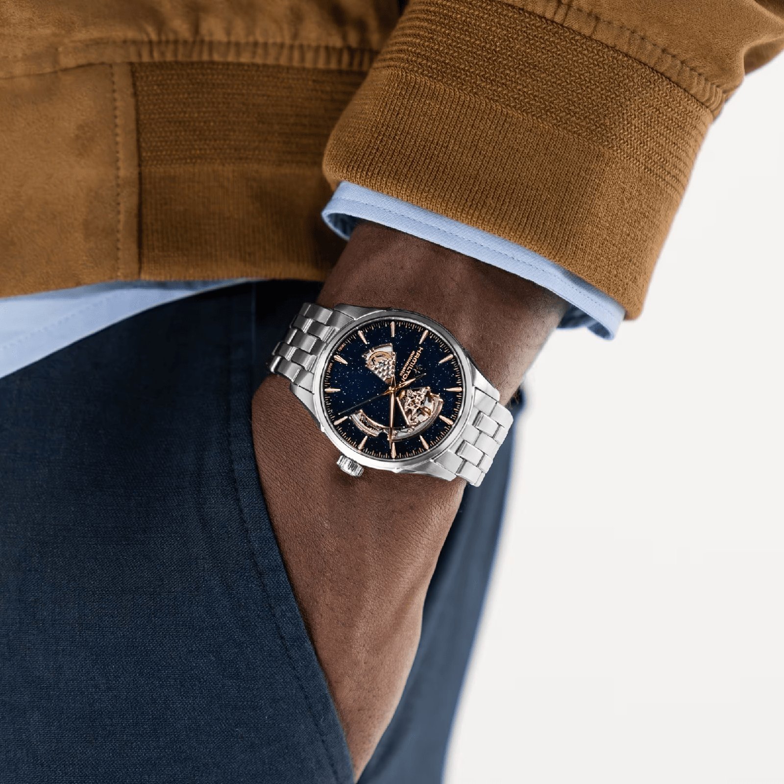Hamilton Jazzmaster Open Heart Auto 42mm Steel Hamilton Jazzmaster Open Heart Auto 42mm Steel