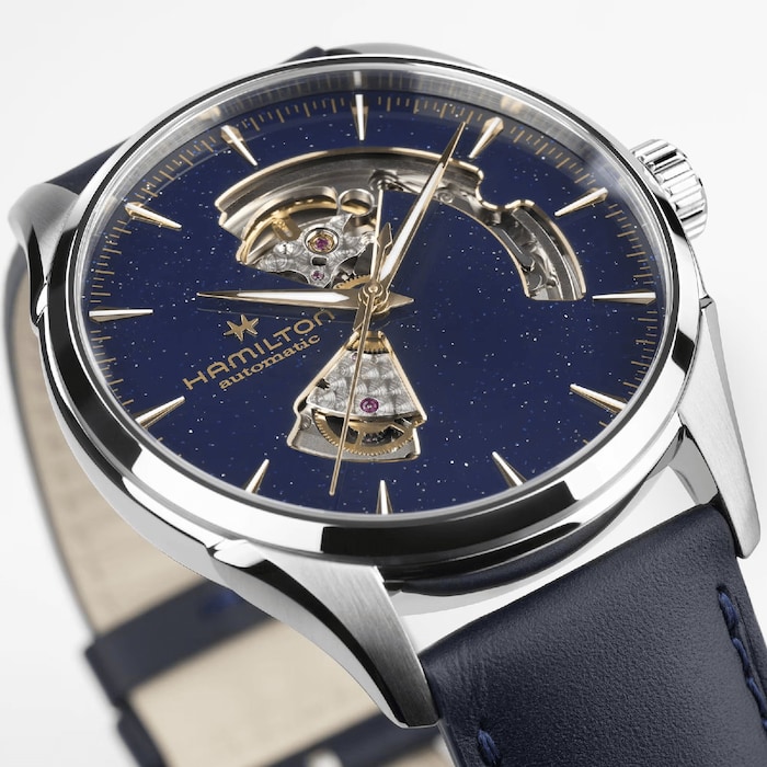 Hamilton Jazzmaster Open Heart Auto 42mm Leather