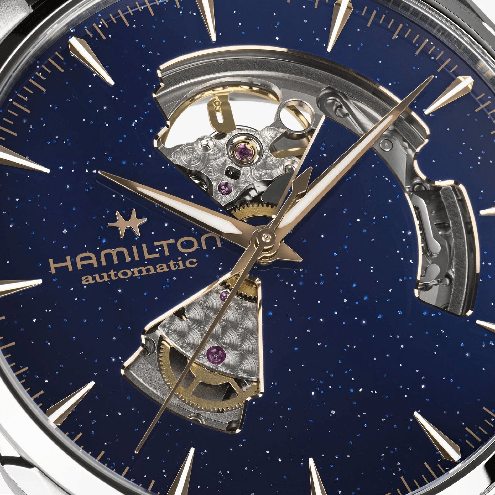 Hamilton Jazzmaster Open Heart Auto 42mm Leather