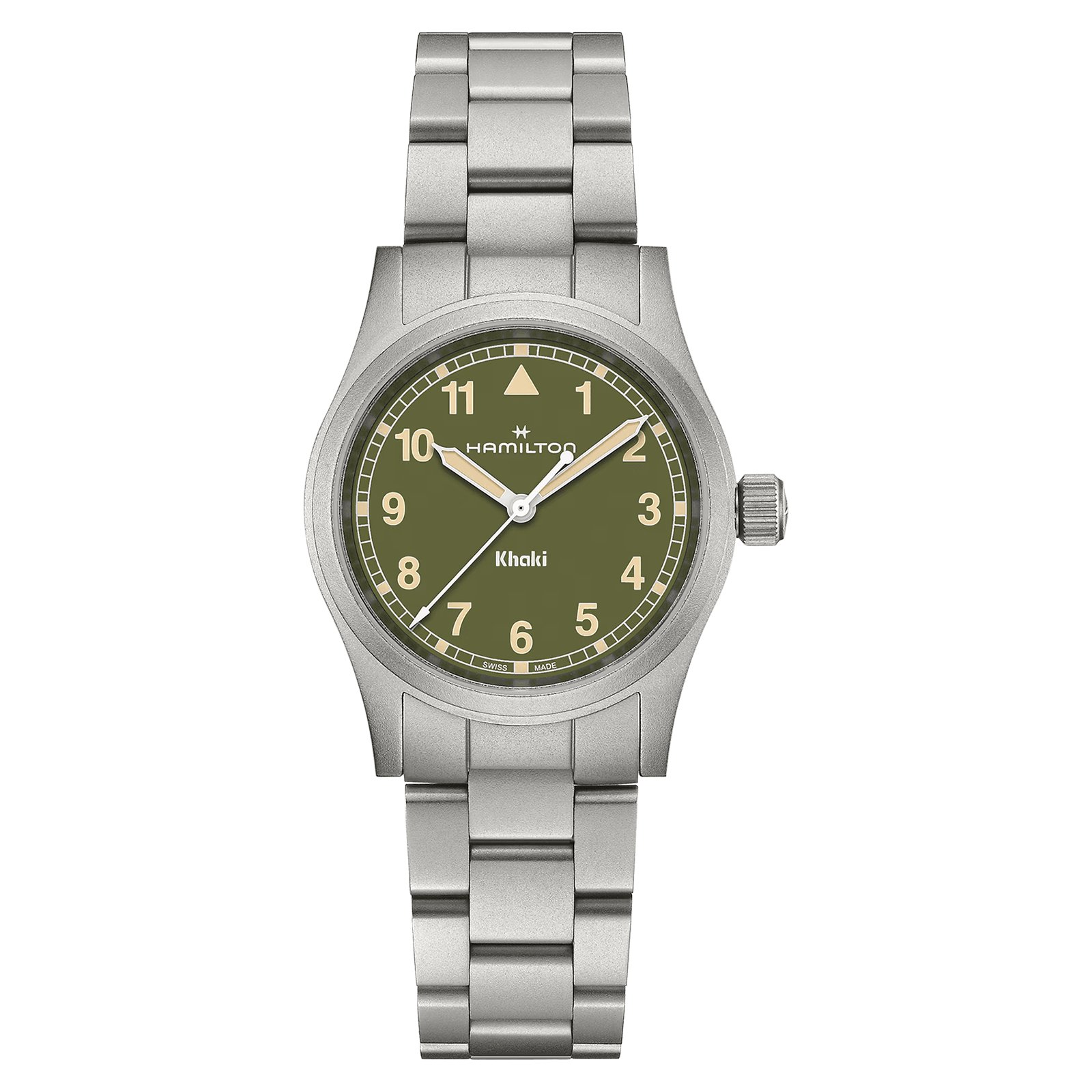 Hamilton Khaki Field Quartz 33mm Steel Strap Hamilton Khaki Field Quartz 33mm Steel Strap