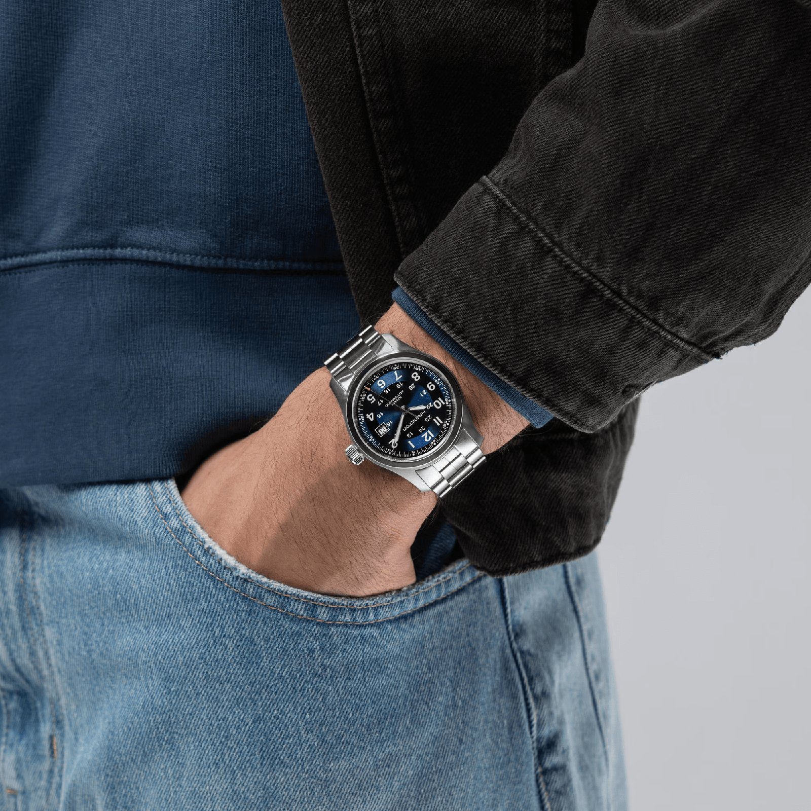 Hamilton Khaki Field Auto 42mm Blue Hamilton Khaki Field Auto 42mm Blue