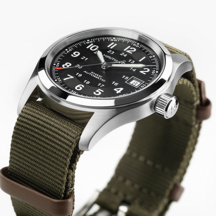 Hamilton Hamilton X Call Of Duty Black Ops 7 Khaki Field Limited Edition 38mm Mens Watch