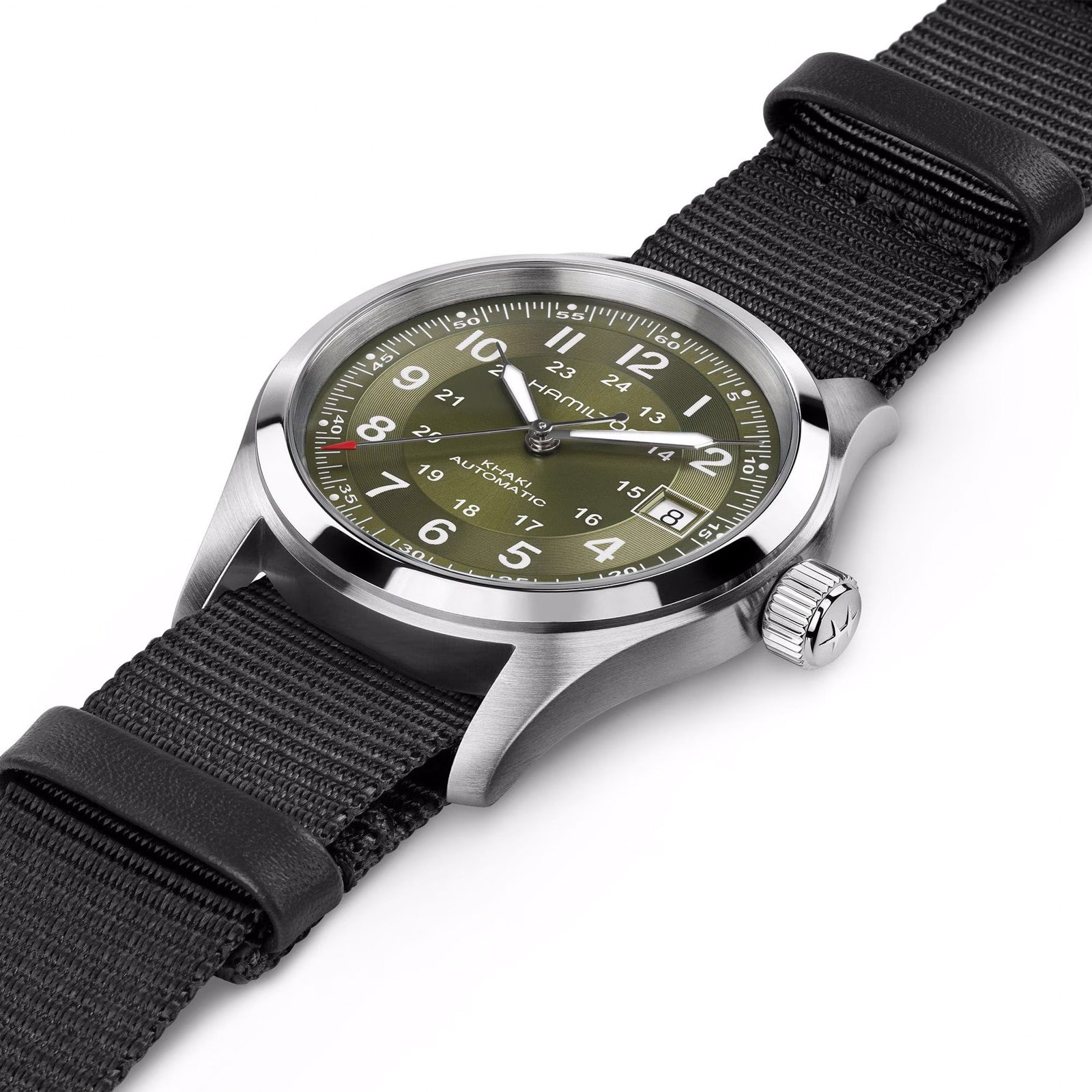 Hamilton Khaki Field Auto 38mm Unisex Watch Green