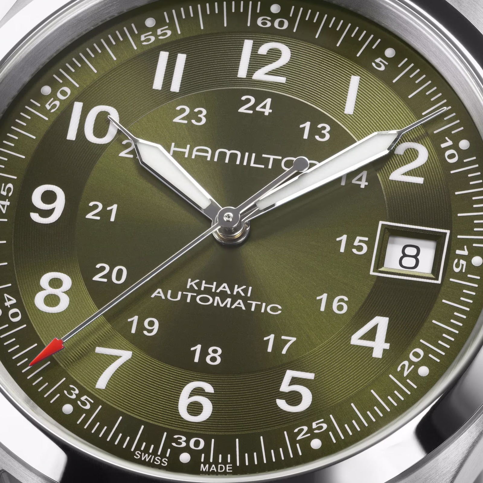 Hamilton Khaki Field Auto 38mm Unisex Watch Green