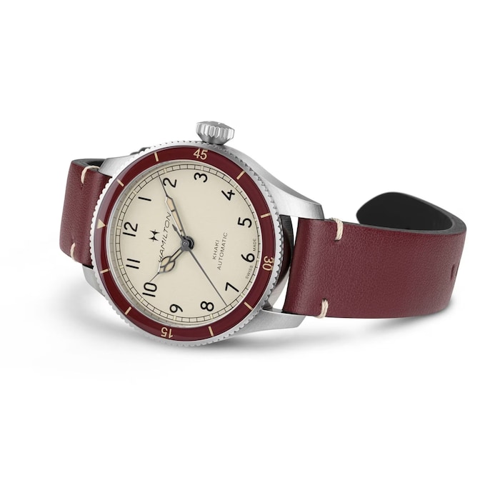 Hamilton Khaki Aviation Pilot Pioneer 38mm Mens Watch White