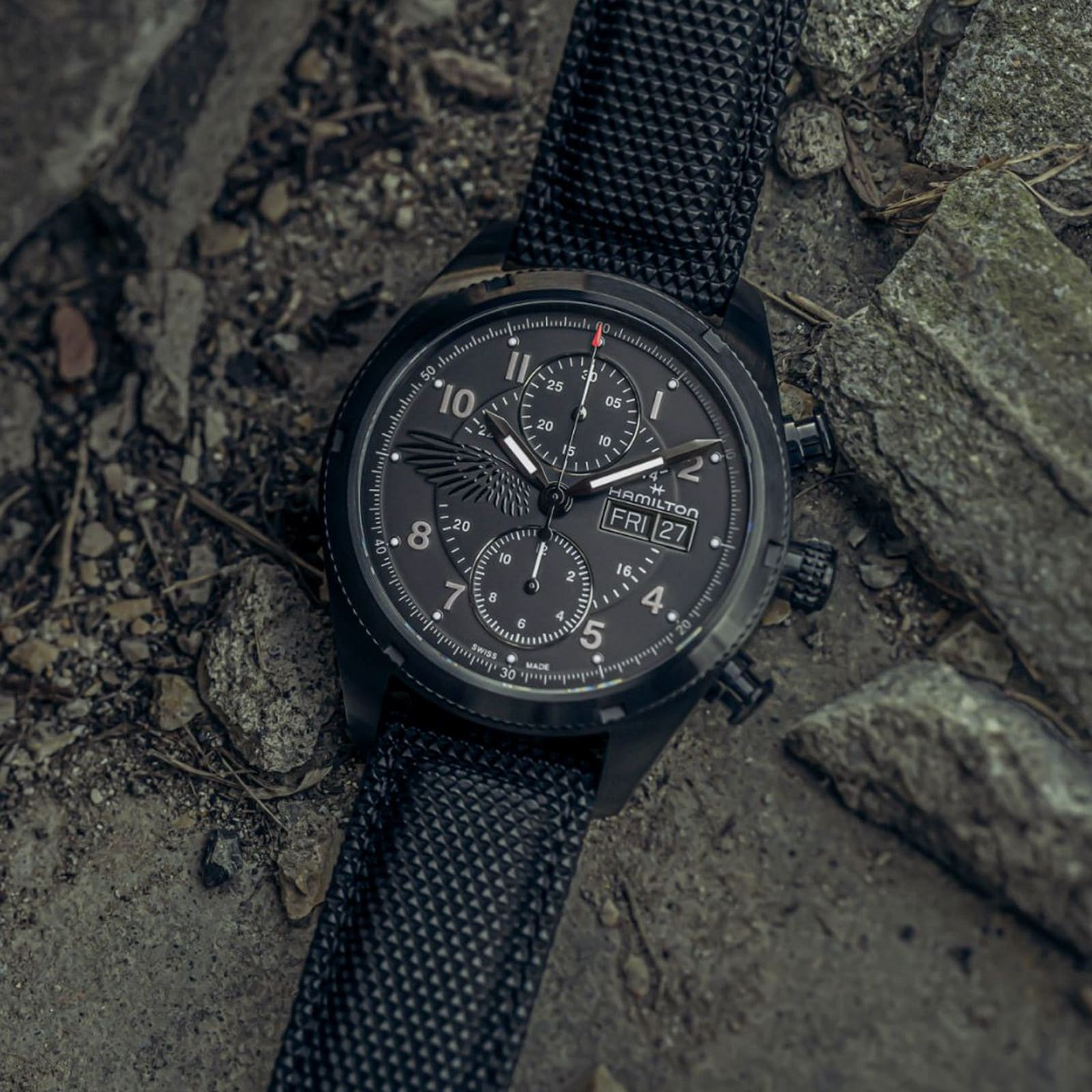 Hamilton Khaki Field Auto Chrono X Resident Evil Requiem Limited Edition 42mm Mens Watch