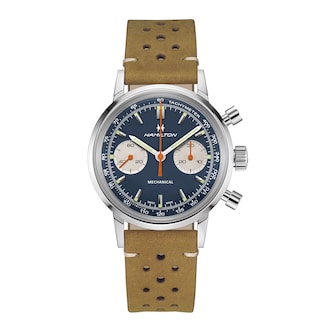 Hamilton American Classic Intra-Matic Chronograph H 40mm Mens Watch Blue Hamilton American Classic Intra-Matic Chronograph H 40mm Mens Watch Blue