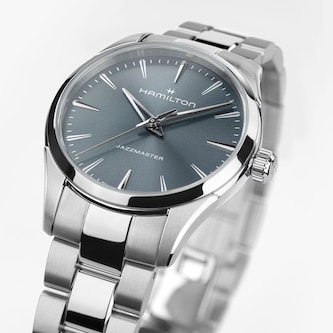 Hamilton Jazzmaster Quartz 32mm Ladies Watch Blue