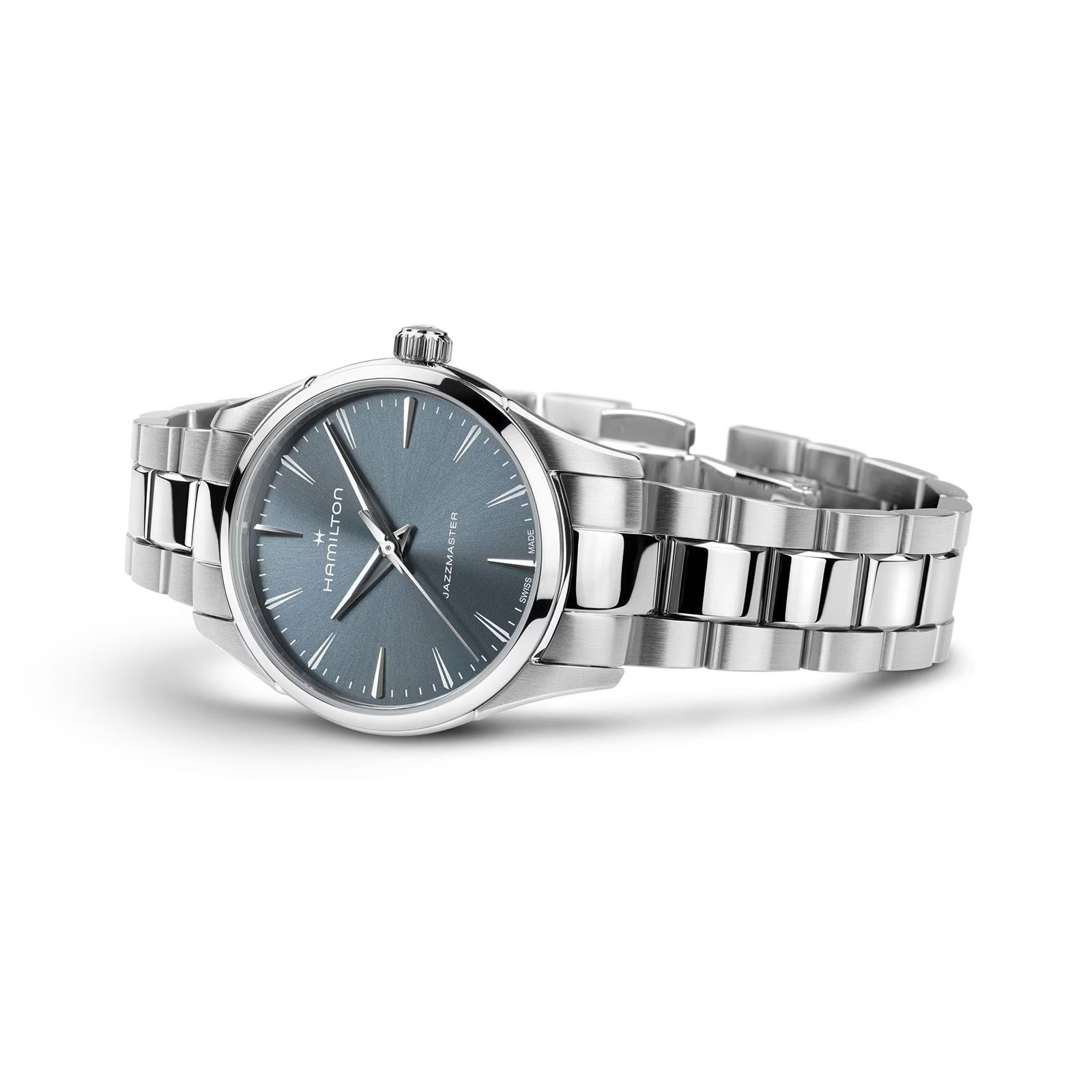 Hamilton Jazzmaster Quartz 32mm Ladies Watch Blue Hamilton Jazzmaster Quartz 32mm Ladies Watch Blue