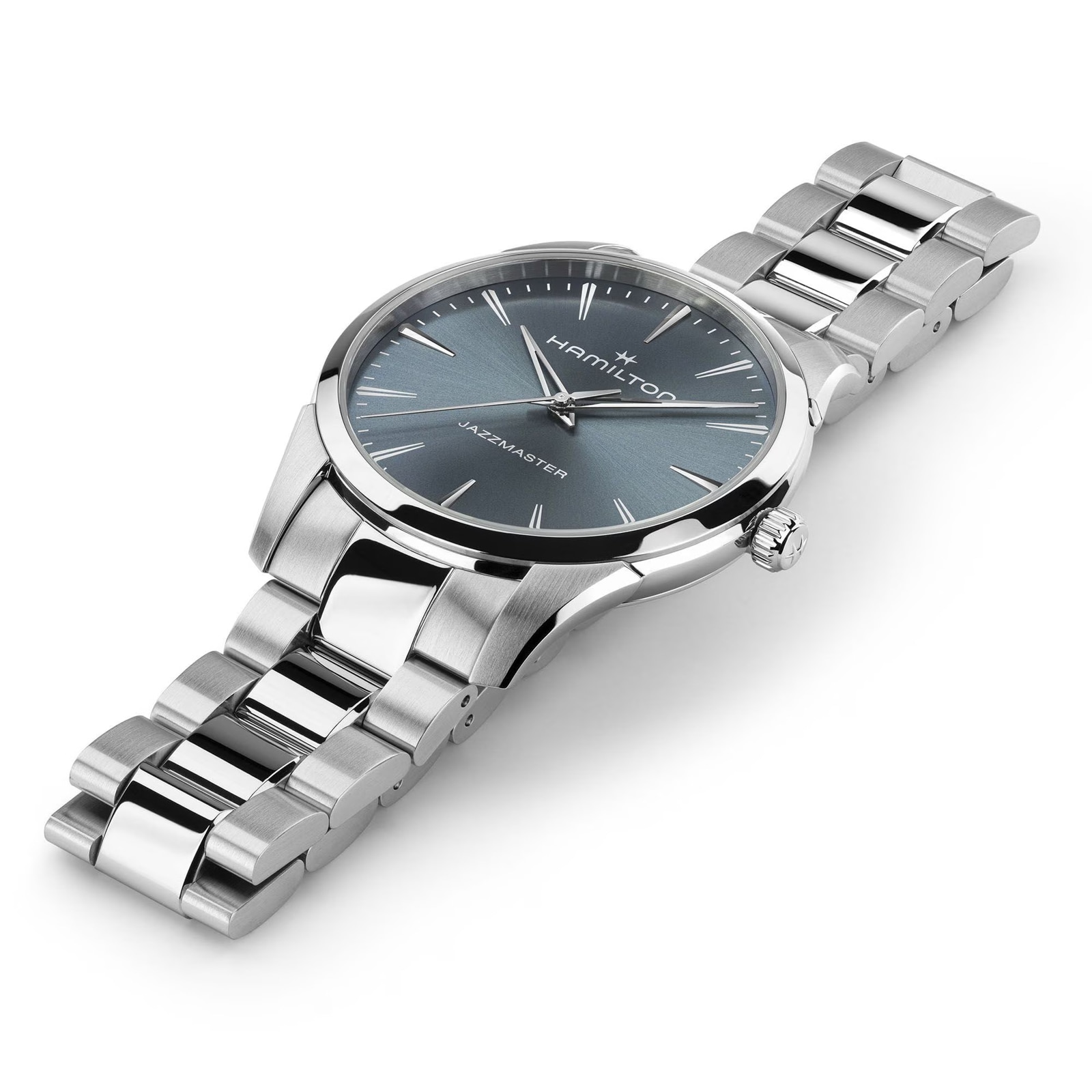 Hamilton Jazzmaster Quartz 40mm Mens Watch Blue