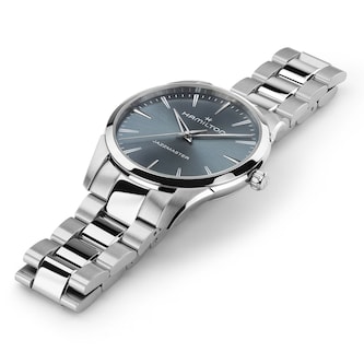 Hamilton Jazzmaster Quartz 40mm Mens Watch Blue