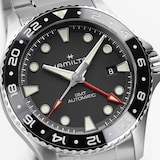 Hamilton Khaki Navy Scuba Auto GMT 43mm Mens Watch Black