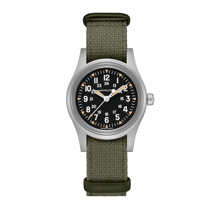 Hamilton Khaki Field Mechanical 250 Special USA Edition 36mm Mens Watch Black