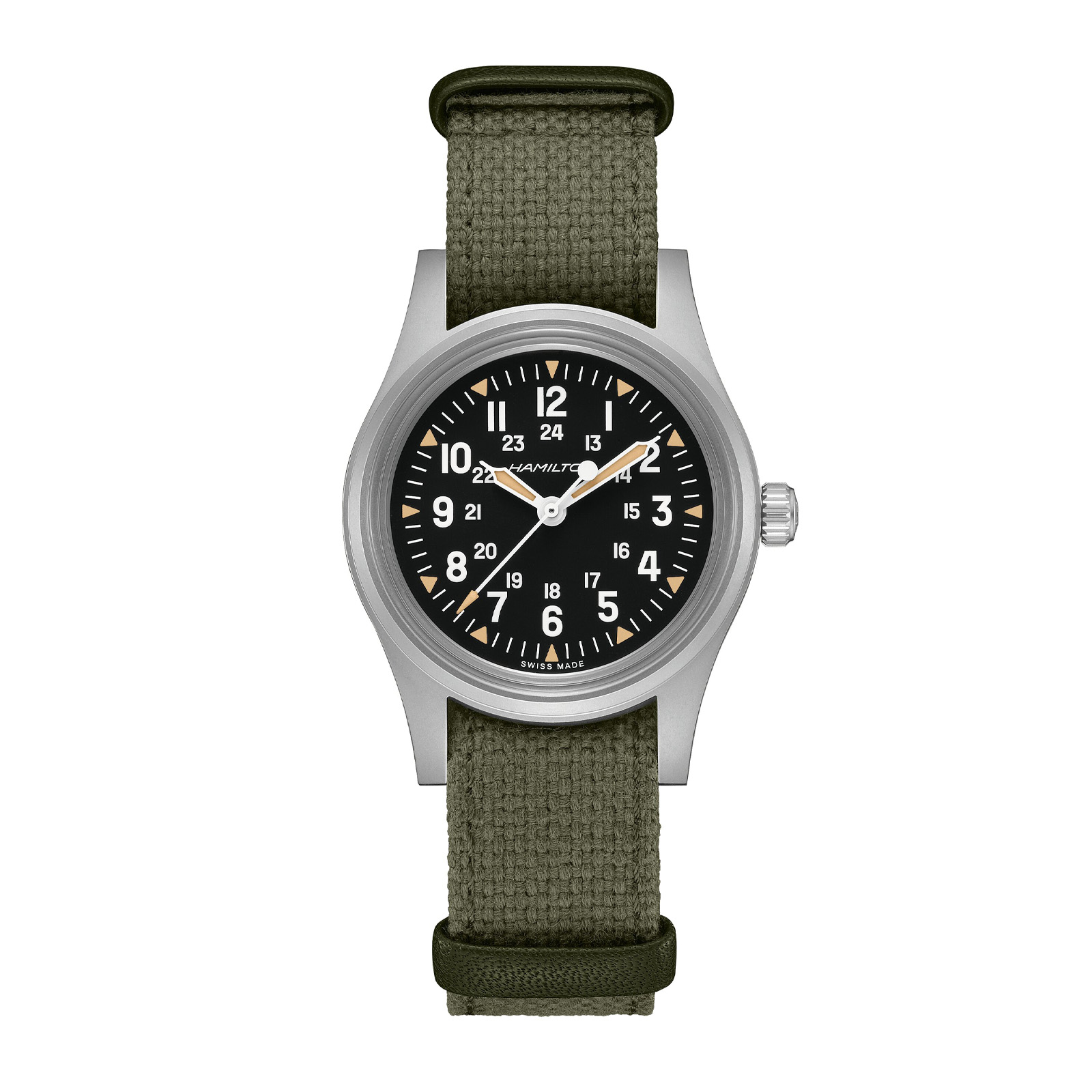 Hamilton Khaki Field Mechanical 250 Special USA Edition 36mm Mens Watch Black