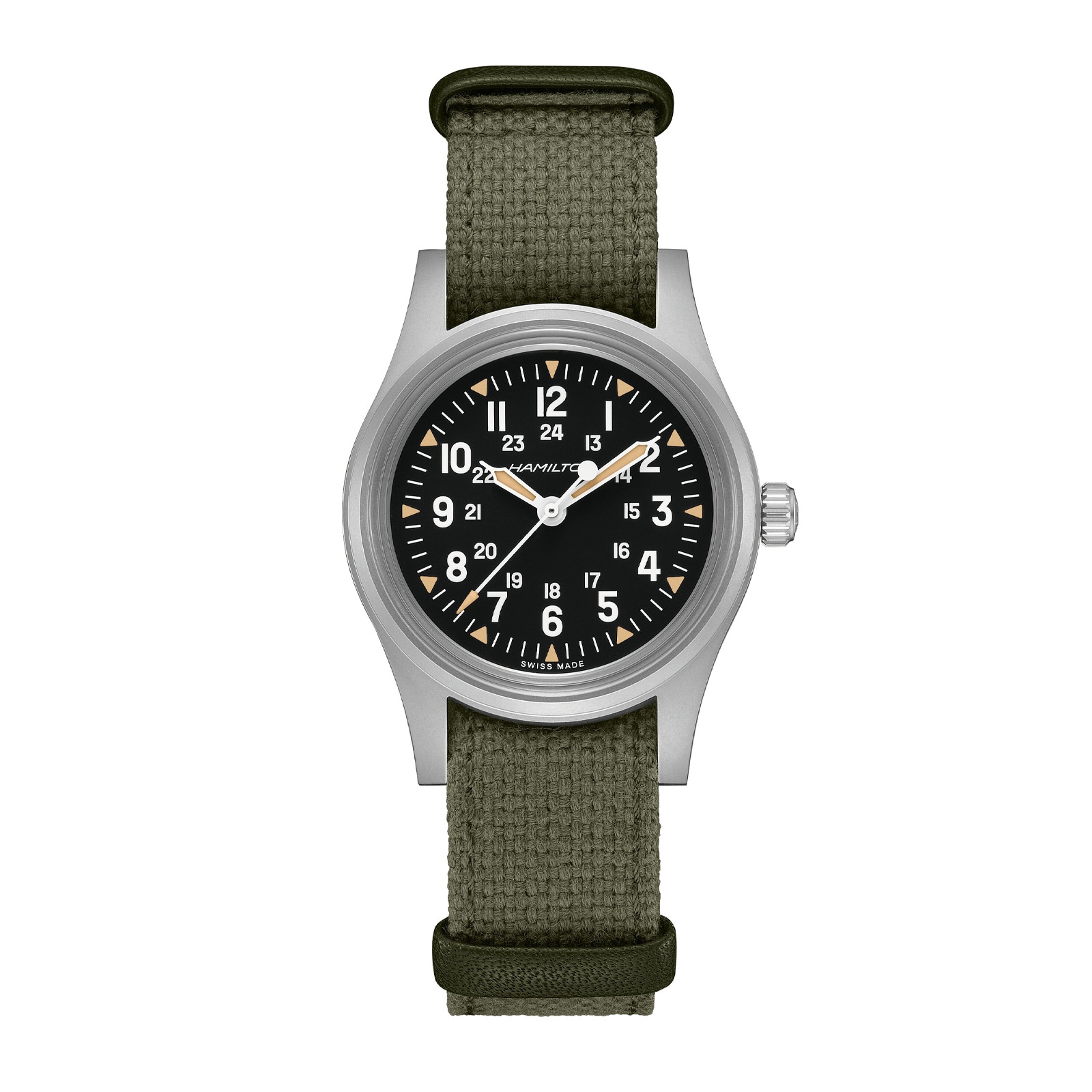 Hamilton Khaki Field Mechanical 250 Special USA Edition 36mm Mens Watch Black