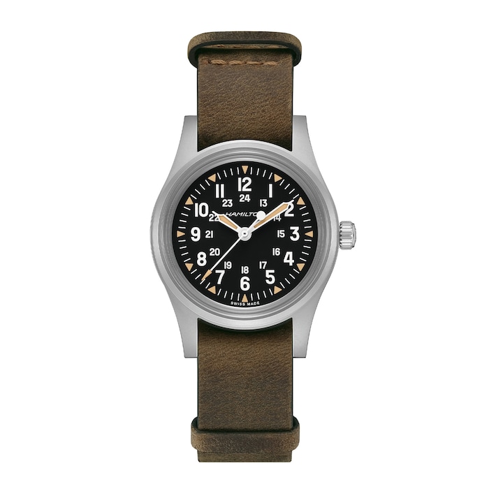 Hamilton Khaki Field Mechanical 250 Special USA Edition 36mm Mens Watch Black