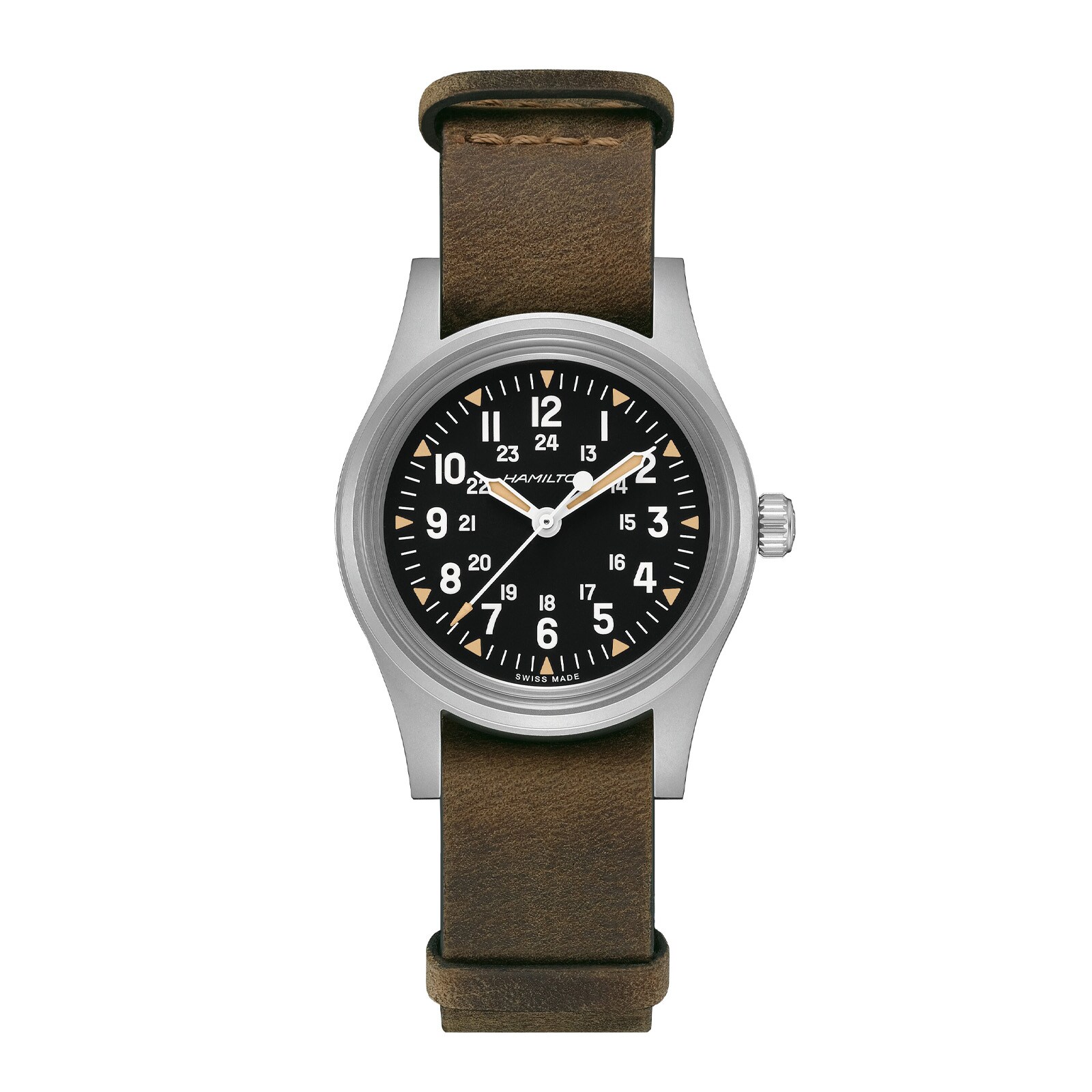 Hamilton Khaki Field Mechanical 250 Special USA Edition 36mm Mens Watch Black