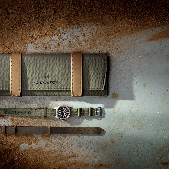 Hamilton Khaki Field Mechanical 250 Special USA Edition 36mm Mens Watch Black