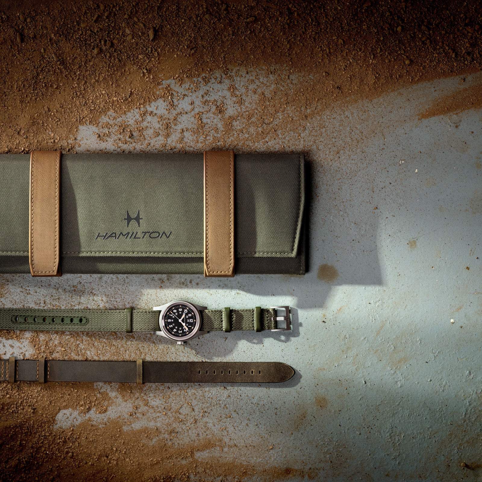 Hamilton Khaki Field Mechanical 250 Special USA Edition 36mm Mens Watch Black