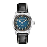 Hamilton Khaki Field Murph Automatic 38mm Mens Watch Blue Dial Alligator