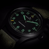 Hamilton Call Of Duty Modern Warfare 4 Khaki Field 38mm Special Edition Unisex Watch Black