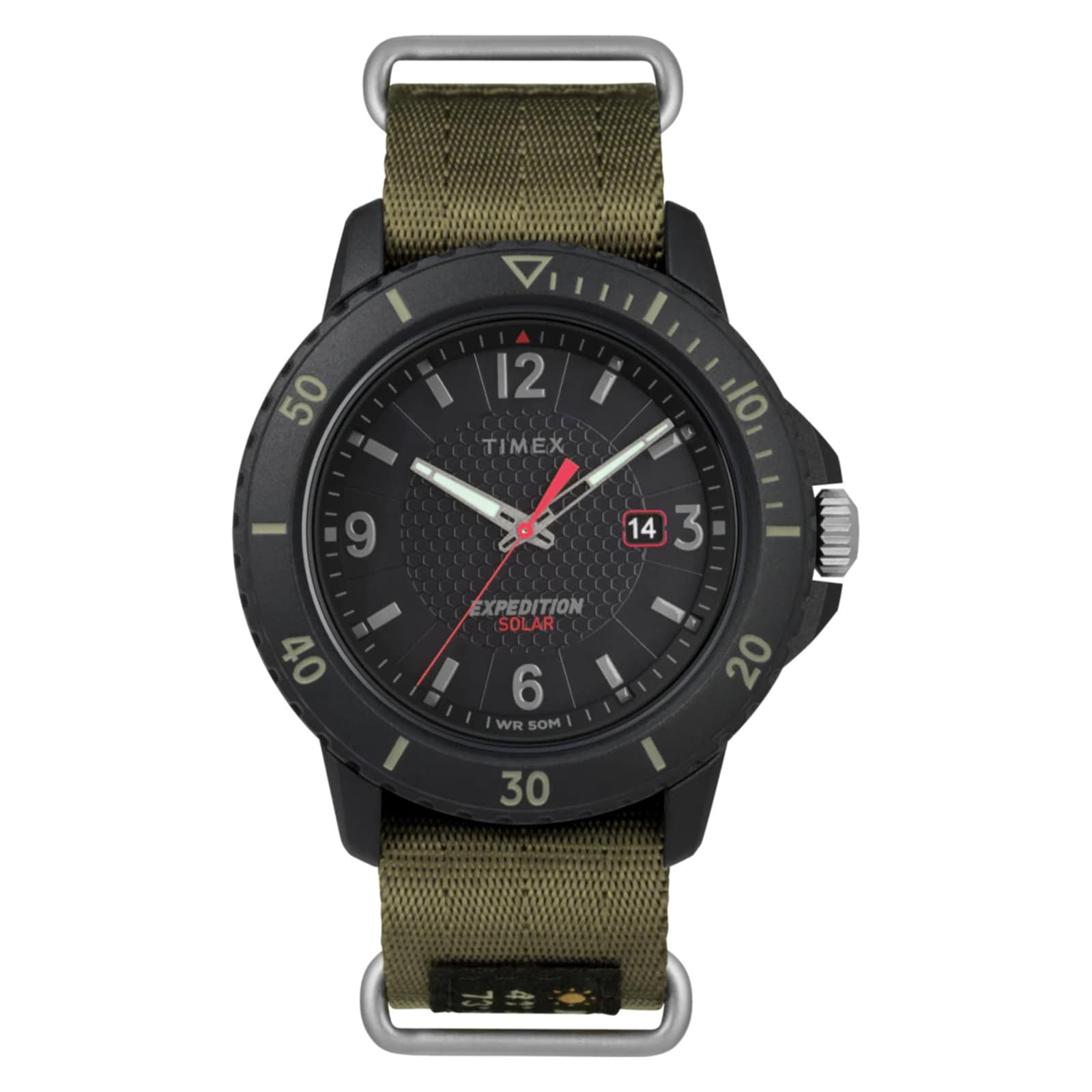 Timex Expedition Gallatin Solar 44mm Mens Watch Black