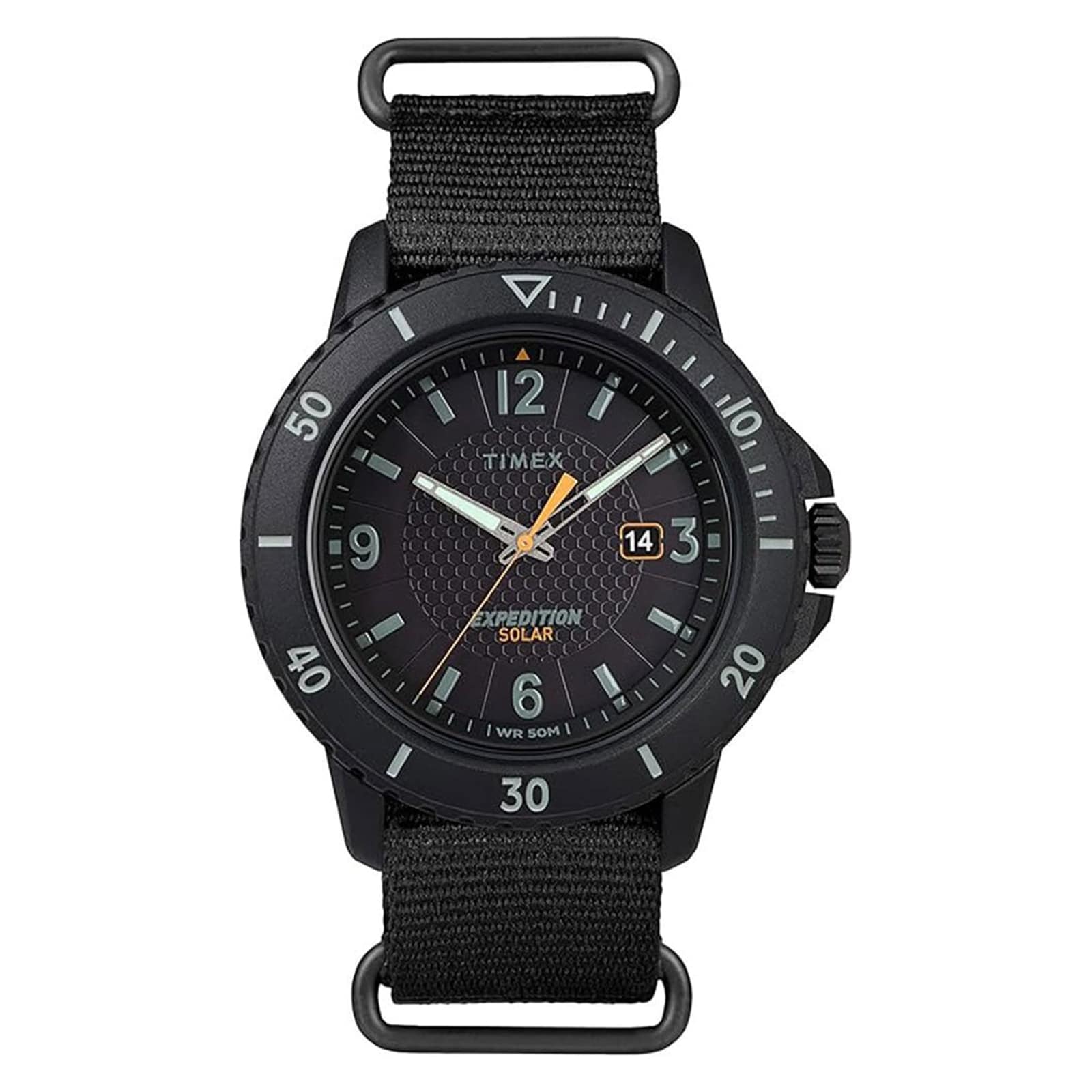 Timex Solar Expedition 44mm Mens Watch Black