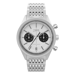 17160441 - Marlin Jet Quartz Chronograph 40mm Mens Watch Silver