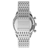 Timex Marlin Jet Quartz Chronograph 40mm Mens Watch Silver