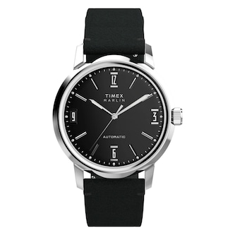 Timex Marlin Automatic 40mm Mens Watch Black