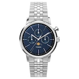 Timex Marlin Moon Phase 40mm Mens Watch Blue