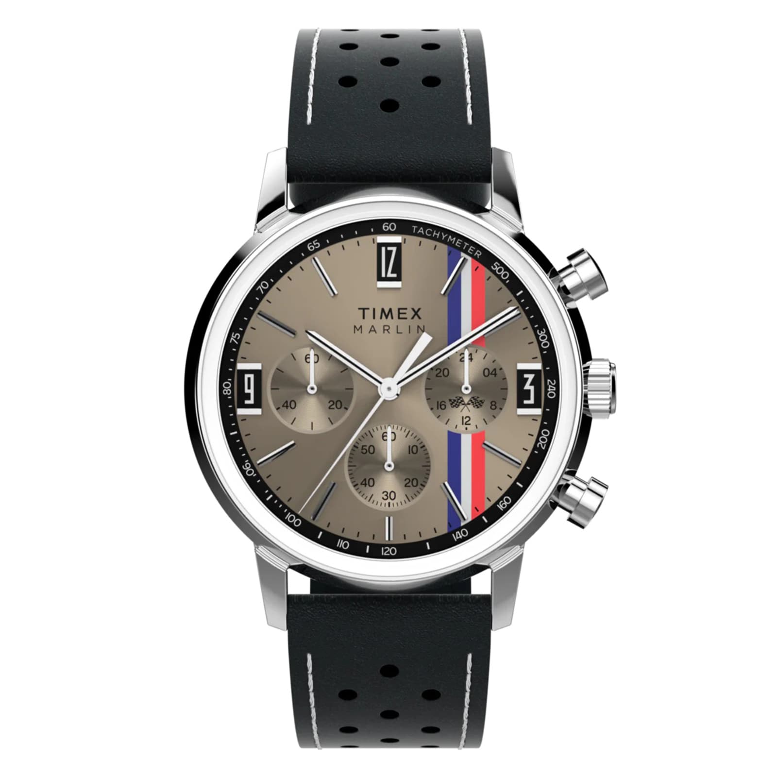 Timex Marlin Chronograph Tachymeter 40mm Mens Watch Champagne