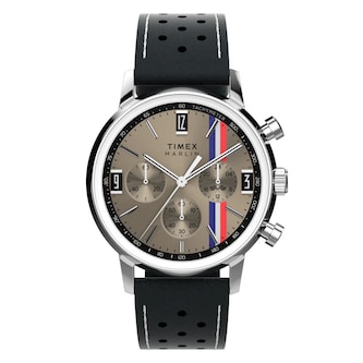 Timex Marlin Chronograph Tachymeter 40mm Mens Watch Champagne