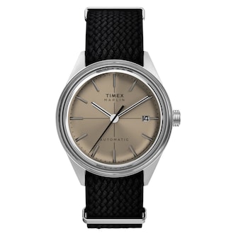 Timex Marlin Jet Automatic Chronograph 38mm Mens Watch Champagne