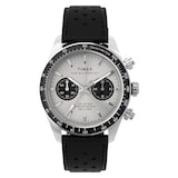 Timex Waterbury Heritage Chronograph 39mm Mens Watch Silver