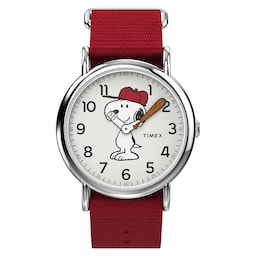 17160453 - Timex x Peanuts Snoopy 38mm Unisex Watch White