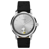 Timex Timex x Peanuts Marlin Automatic Saxophonist 40mm Mens Watch Silver