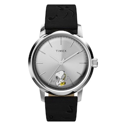 17160455 - Timex x Peanuts Marlin Automatic Saxophonist 40mm Mens Watch Silver